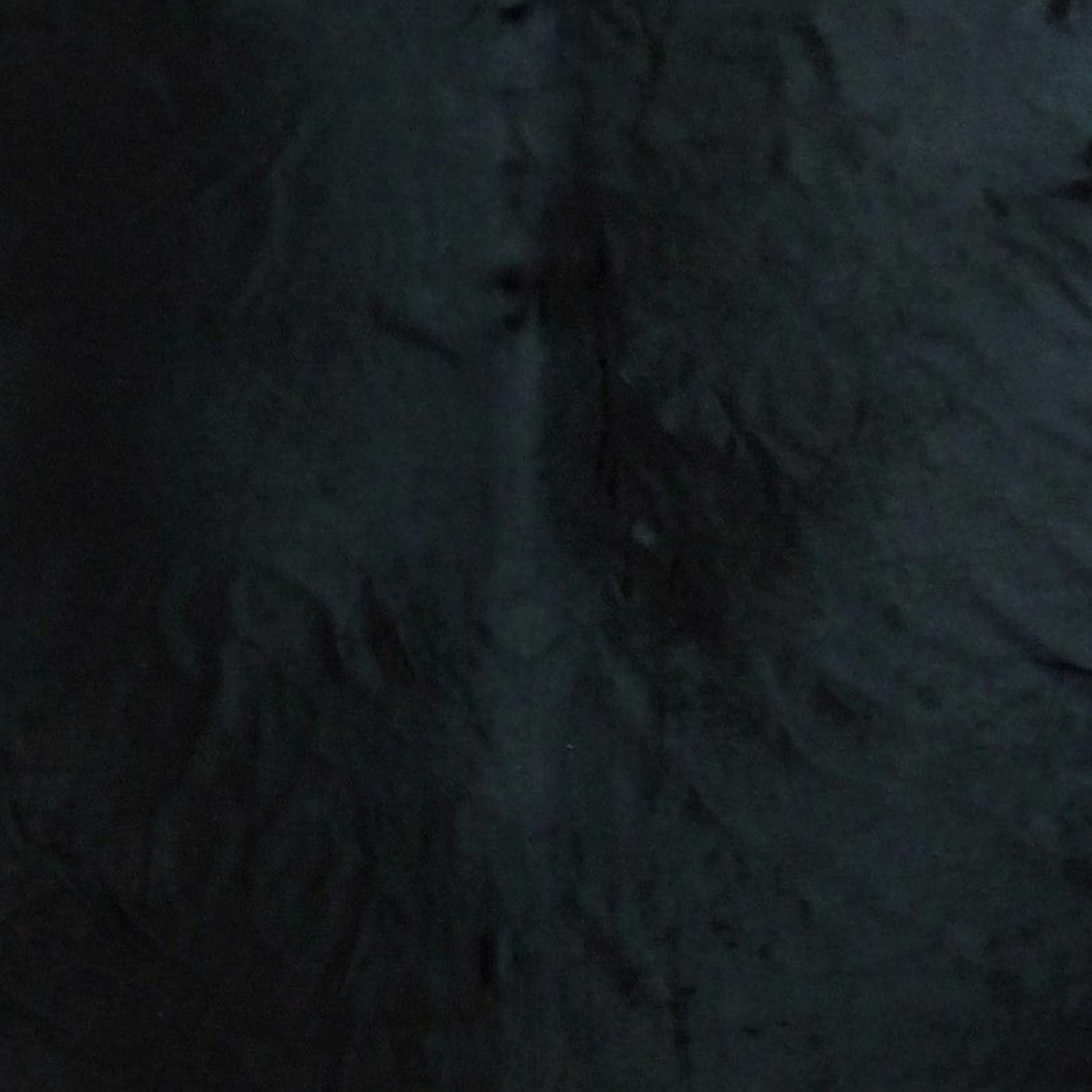 6.5 Ft Black Dyed Brindled Cowhide Rug - Image 3