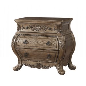 20" X 38" X 34" Vintage Oak Wood Nightstand