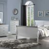 80" X 90" X 47" Platinum Wood Eastern King Bed - Image 2