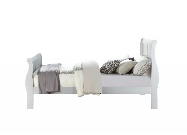 80" X 90" X 47" Platinum Wood Eastern King Bed - Image 3