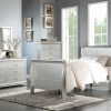 41" X 85" X 47" Platinum Wood Twin Bed - Image 2
