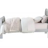41" X 85" X 47" Platinum Wood Twin Bed - Image 3