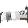 41" X 85" X 47" Dark Gray Wood Twin Bed - Image 2