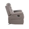 37" X 35" X 42" Velvet  Upholstery Metal Reclining Mechanism Glider Recliner - Image 2