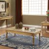26" X 26" X 24" Marble Antique Gold Wood End Table - Image 2