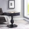 28" X 28" X 30" Black Wood Poly-Resin Game Table - Image 3