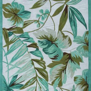 5' x 7' 6 Polyester Ivory  Area Rug