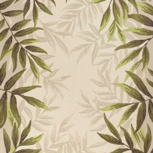 8'x10' Sand Beige Hand Hooked UV Treated Bordered Coastal Sea Grass Indoor Outdoor Area Rug