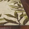 8'x10' Sand Beige Hand Hooked UV Treated Bordered Coastal Sea Grass Indoor Outdoor Area Rug - Image 4