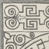 8'x10' Ivory Grey Hand Woven UV Treated Greek Key Medallion Indoor Outdoor Area Rug - Image 2