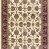 9' x 13'  Polypropylene Ivory or Red Area Rug