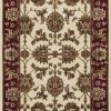 9' x 13'  Polypropylene Ivory or Red Area Rug - Image 5