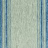 8'x11' Grey Denim Machine Woven UV Treated Bordered Indoor Outdoor Area Rug