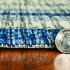 8'x11' Grey Denim Machine Woven UV Treated Bordered Indoor Outdoor Area Rug - Image 4