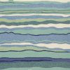 5' x 7' Ocean Abstract Design UV Treated Indoor Outdoor Area Rug