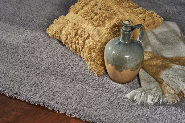 2' x 4' Polyester Grey Area Rug - Image 4