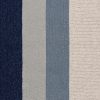 3'x5' Slate Blue Grey Hand Hooked UV Treated Bordered Indoor Outdoor Area Rug - Image 3