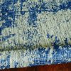 5'x7' Grey Denim Machine Woven UV Treated Abstract Brushstroke Indoor Outdoor Area Rug - Image 3