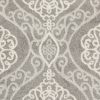 5'x8' Silver Machine Woven UV Treated Floral Ogee Indoor Outdoor Area Rug - Image 2