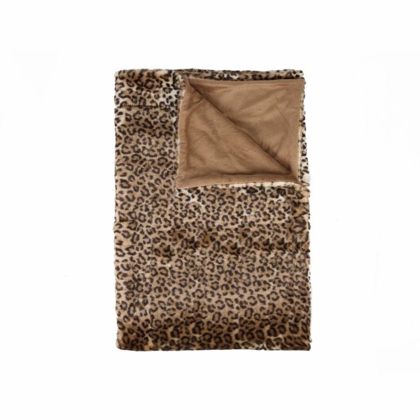 50" x 60" Burke Leopard Fur   Throw - Image 2