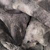 50" x 60" Naples Grey Off White Fur   Throw - Image 3