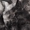 50" x 60" Naples Charcoal Grey Fur   Throw - Image 3