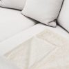 50" x 60" Reno Off White Fur   Throw - Image 4