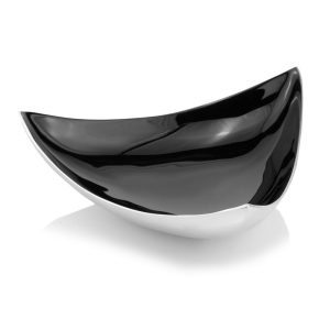 14" x 14" Buffed and Black Trigon Tray