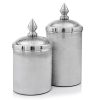 Silver Set of 2 Canisters - Image 2