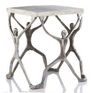 18" x 18" x 18" Buffed Man Figure Table