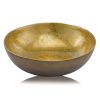 17" x 17" x 4.5" Gold & Bronze Metal Large Round - Bowl - Image 2