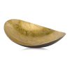10.5" x 14" x 3.5" Gold and Bronze Metal Oblong Tray - Image 2