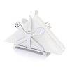 2" x 5.5" x 5.5" Buffed Cutlery Napkin Holder - Image 2