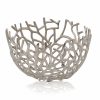 Round Silver Twigs Centerpiece Bowl - Image 3