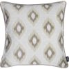 Neutral Browns Ikat Decorative Throw Pillow Cover - Image 3