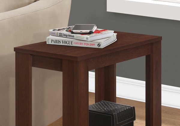 11.75" x 23.75" x 22" Cherry Particle Board Laminate  Accent Table - Image 2