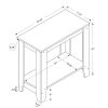 11.75" x 23.75" x 22" Cherry Particle Board Laminate  Accent Table - Image 3