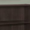11.75" x 24.75" x 35.5" Cappuccino 3 Shelves  Bookcase - Image 2