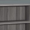 11.75" x 24.75" x 35.5" Grey 3 Shelves  Bookcase - Image 2