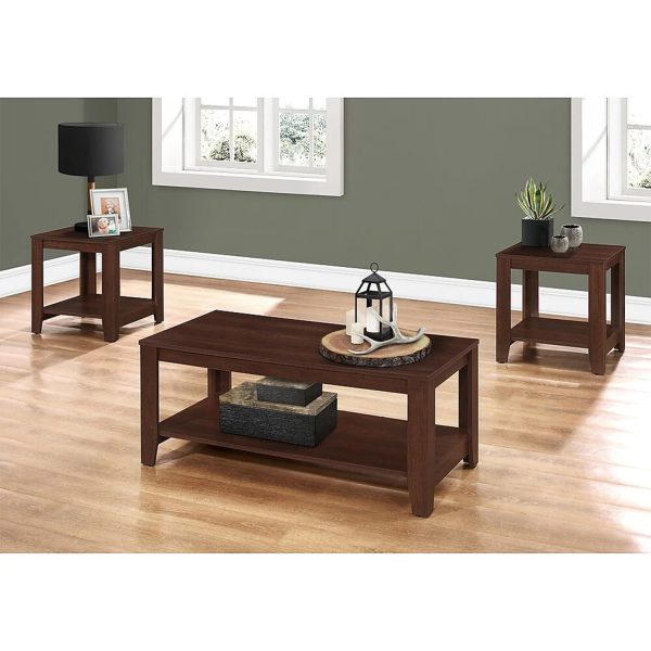 60.5" x 82" x 57" Cherry  Table 3pcs Set - Image 5