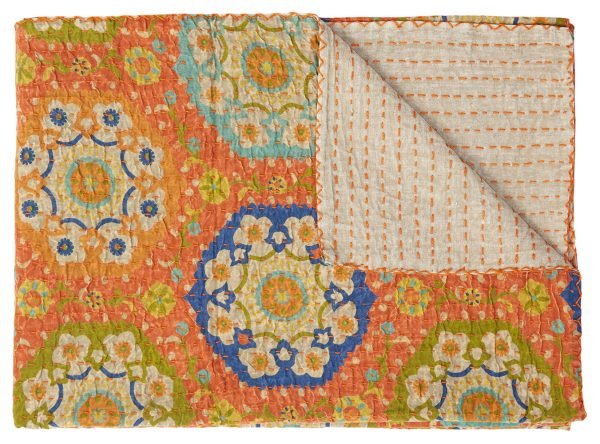 50" x 70" Multi colored Eclectic Bohemian Traditional  Throw Blankets