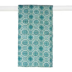 18" x 72" Multi-colored Eclectic Bohemian Traditional - Scarf
