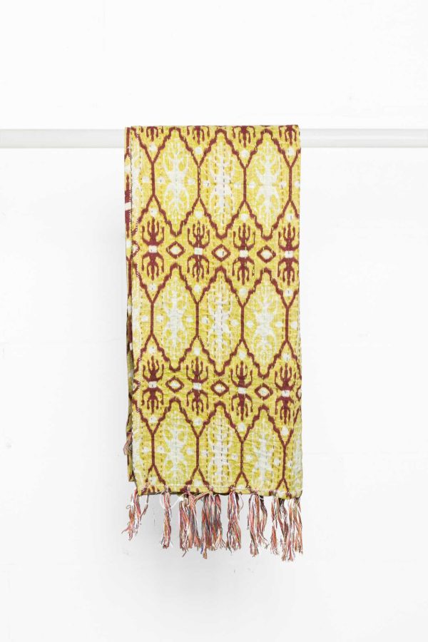 18" x 72" Multi-colored Eclectic Bohemian Traditional - Scarf