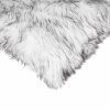 18" x 18" x 5" Gradient Gray Faux Fur  2pack Pillow - Image 2
