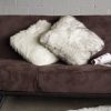 18" x 18" x 5" Gradient Gray Faux Fur  2pack Pillow - Image 3