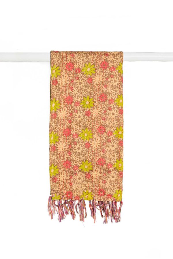18" x 72" 100% Cotton Multicolor Scarf - Image 2
