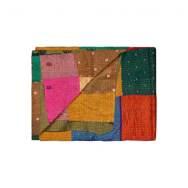 50" x 70" Silk Multicolor Throws - Image 2