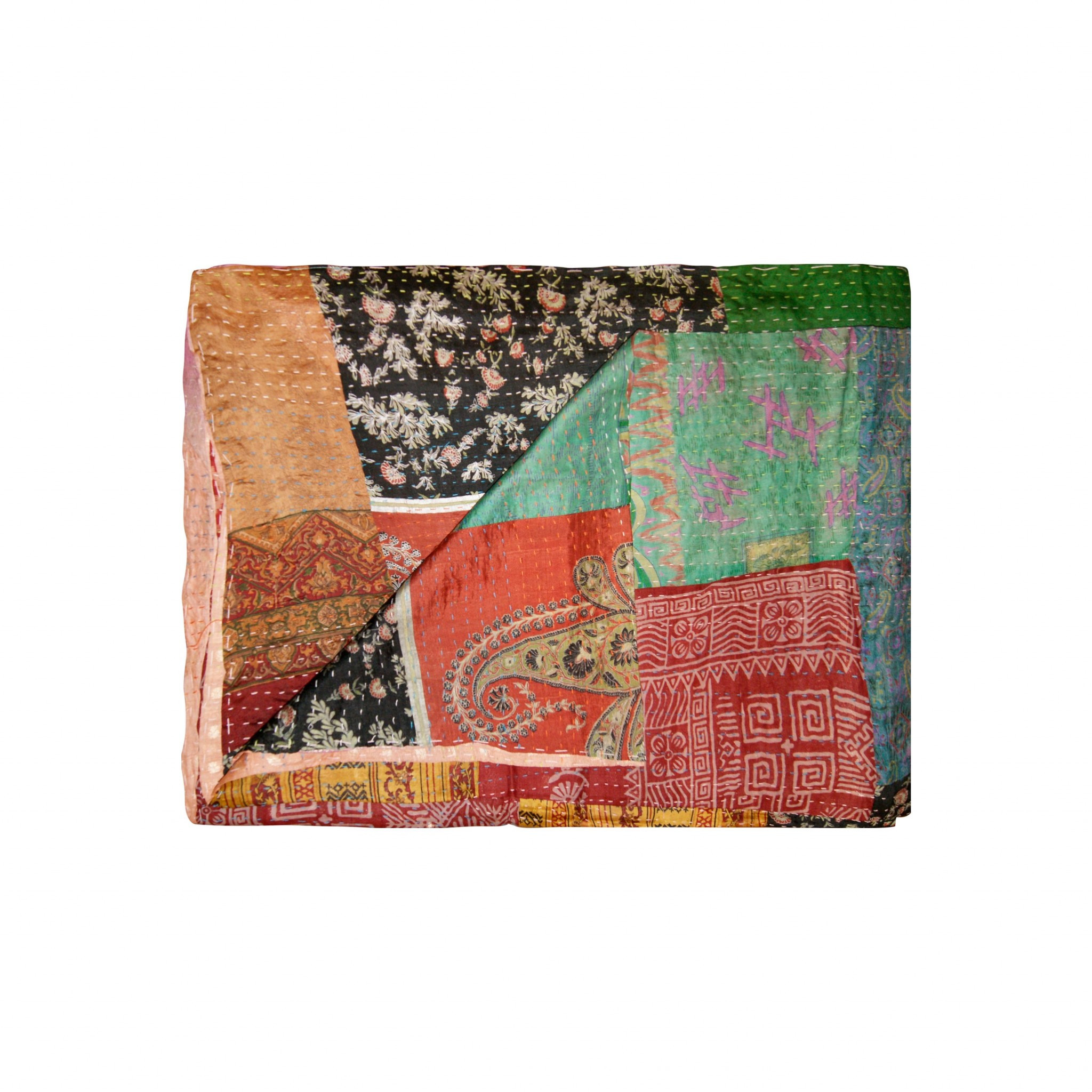 50" x 70" Silk Multicolor Throws - Image 2