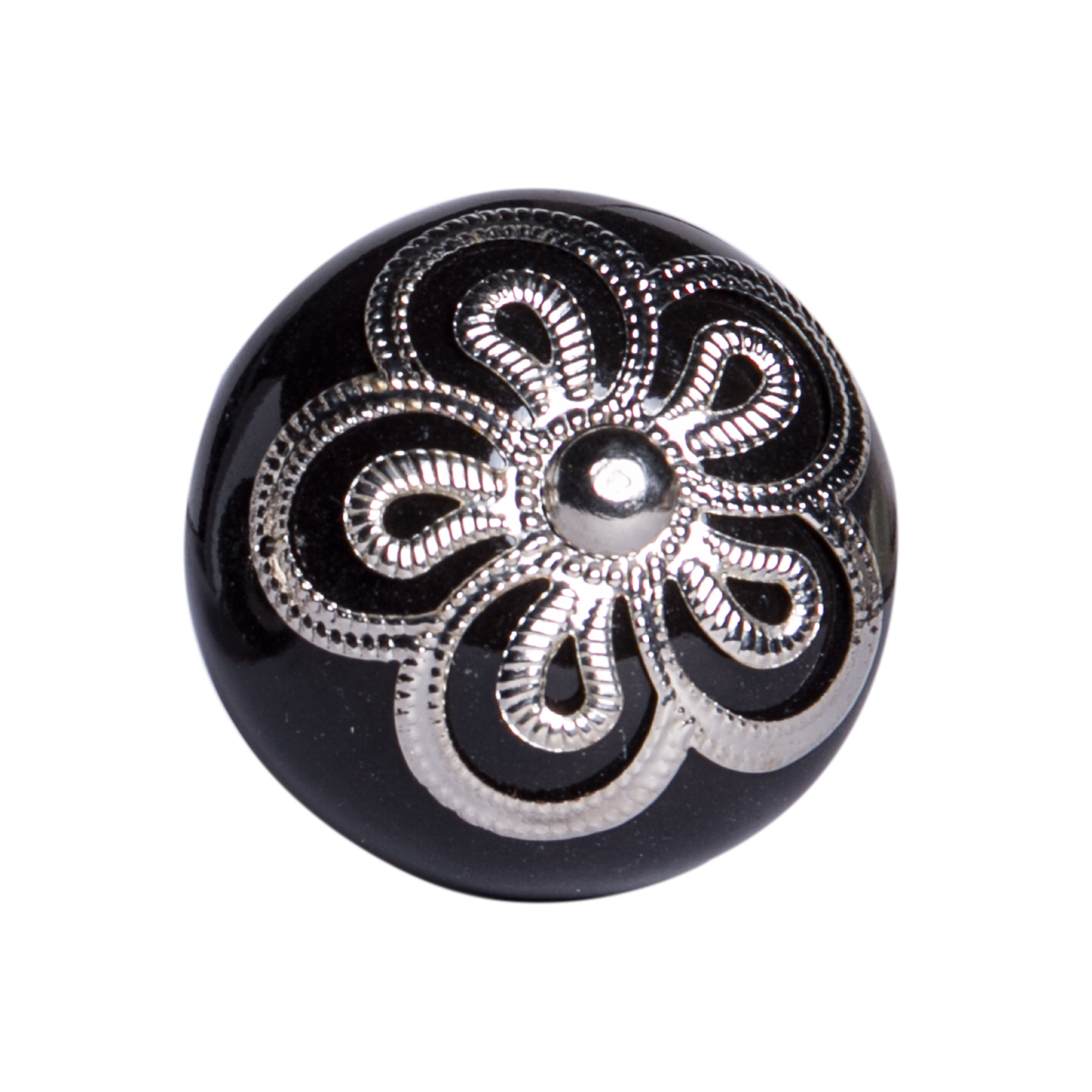 1.5" x 1.5" x 1.5" Ceramic Metal Multicolor 12 Pack Knob - Image 2