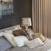 20" x 20" x 5" Acrylic Plush Polyester Polyfill Brown 2 Pack Pillow - Image 3